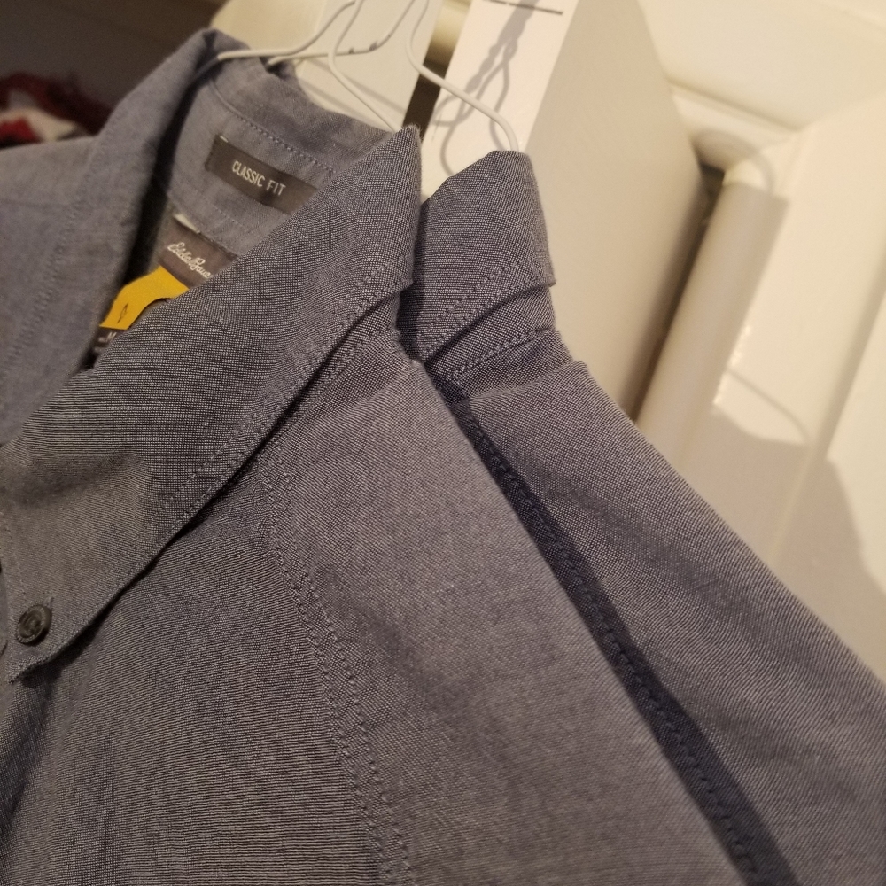 Lot of 2 Eddie Bauer travel shirts
